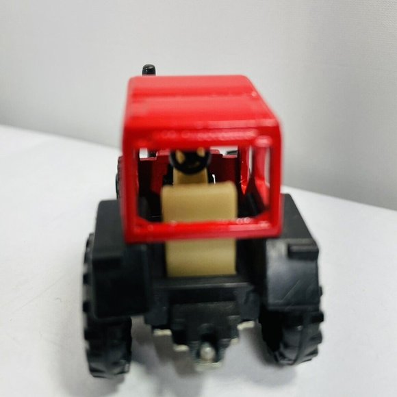 Vintage WELLY Red Die Cast Metal Toy Vehicle Farm Tractor No. 9131 - Picture 3 of 11